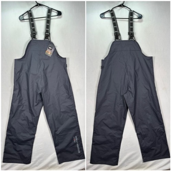 Helly Hansen Other - Helly Hansen Mandal Bib Pants Mens Medium Navy Workwear Waterproof Overalls HH